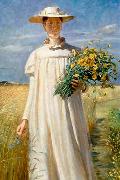 Michael Ancher Anna Ancher painting